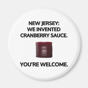 Imã Nova Jersey: Nós inventamos o molho de amora.
