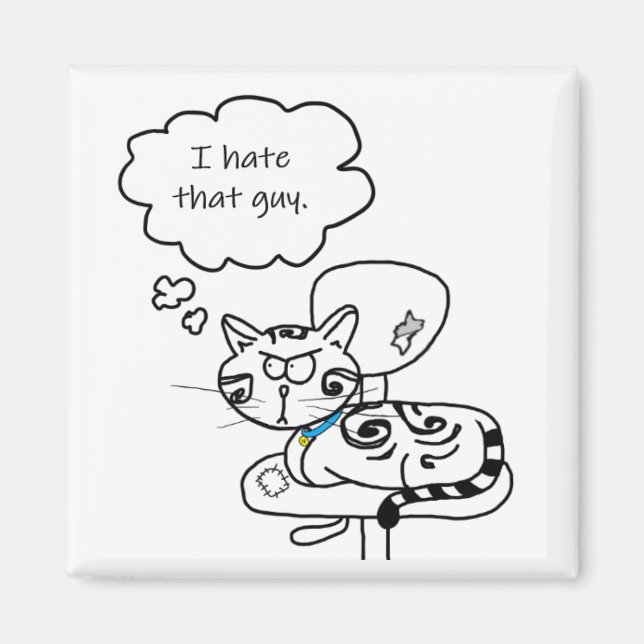 Imã Nova Odeia Essa Cara - ímã (Frente)