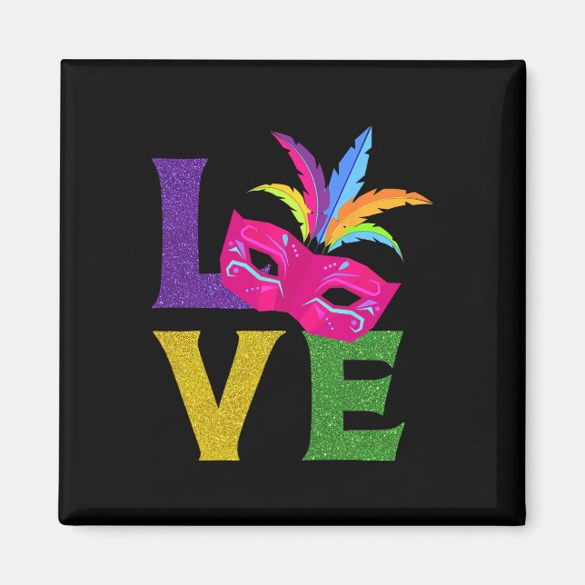 Imã Nova Orlean Carnival, Festa de Máscara Rosa, Mães  (Frente)