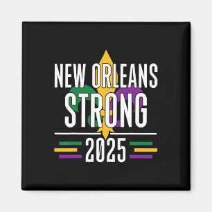 Imã Nova Orleans Forte 2025 Unidade Fleur De Lis Mardi