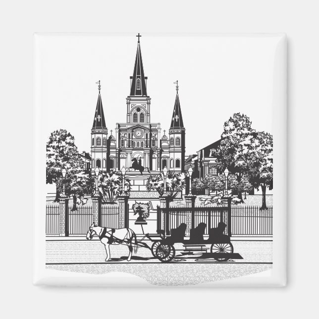 Imã Nova Orleans, Louisiana (Frente)