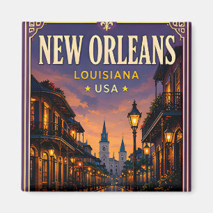 Imã 🎷 Nova Orleans Louisiana Bairro Francês