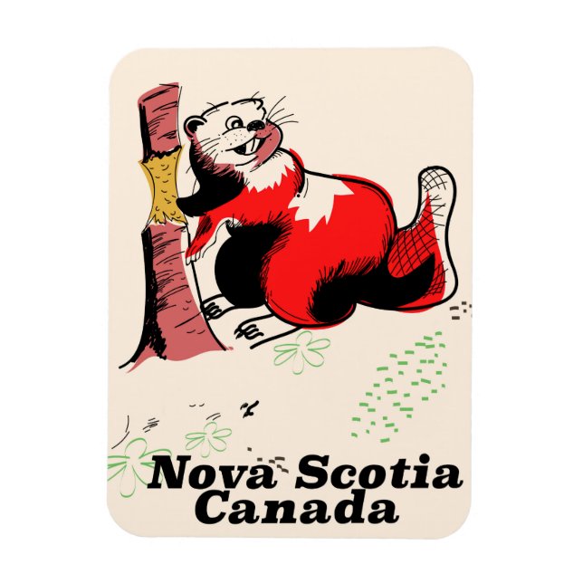 Ímã Nova Scotia Canadá (Vertical)