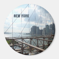 Nova York, Brooklyn Bridge Cust. Mídia de texto