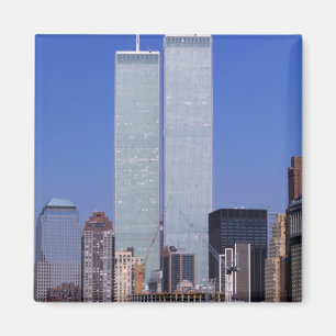Imã Nova York, EUA. Torres gêmeas do famoso mundo