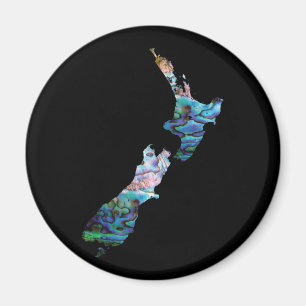 IMÃ NOVA ZEALAND MAP SIMPLES PAUA