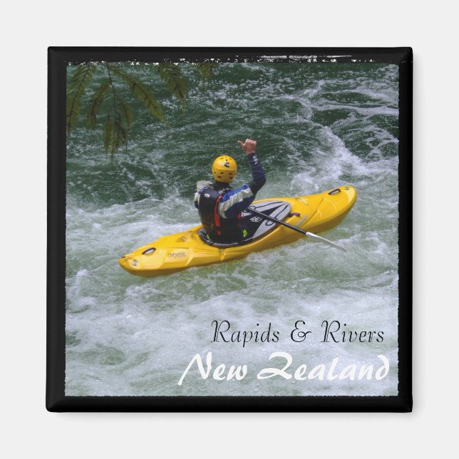 Imã Nova Zelândia, Rapids & Rivers Adrenaline (Magnet) (Frente)