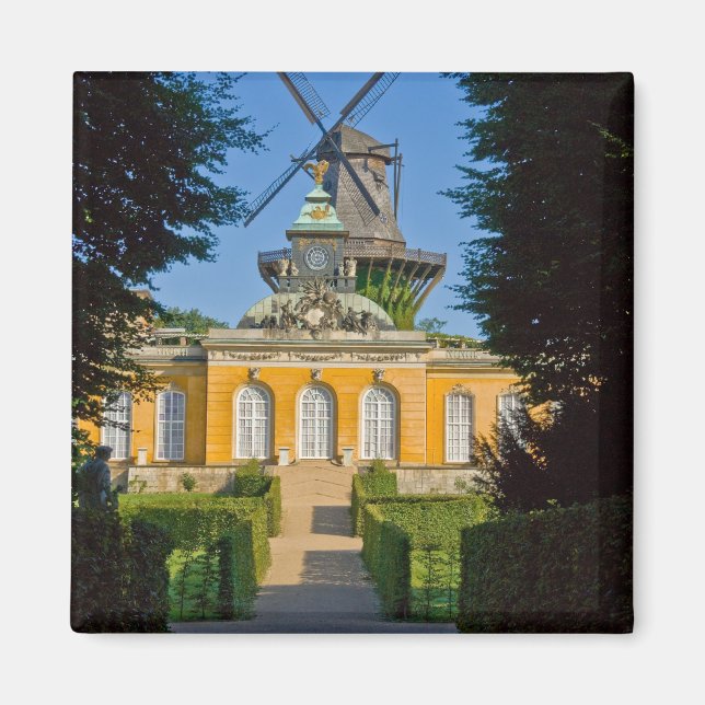 Imã Novas câmaras e moinho de vento (Frente)