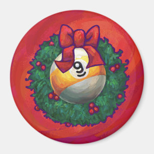 Imã Nove Bola na Fúria de Natal em Vermelho