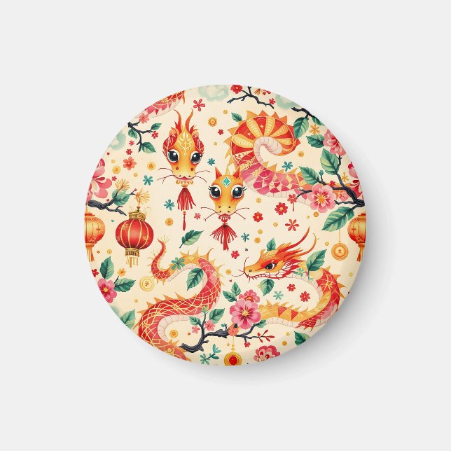 Imã Novo ano do Serpent Dreams Chiness (Frente)