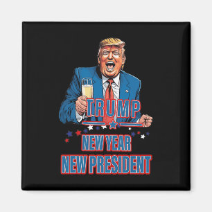 Imã Novo Ano Novo Presidente Funny Trump 2025 Tome Ame