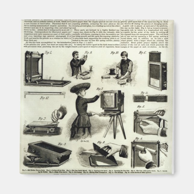 Imã Novo aparelho fotográfico (Frente)