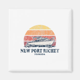 Imã Novo Barco Richey Fl Vintage 70s Barco retrô