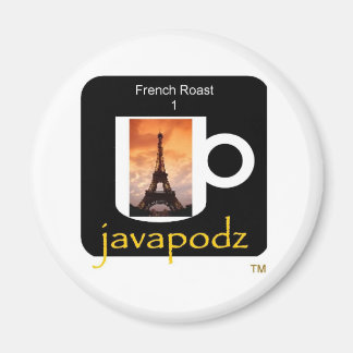Imã Novo JavaPodz Roast Magnet Francês