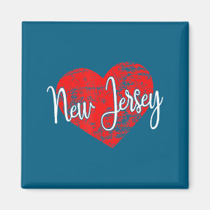 Imã Novo jersey amor cool grunge coração divertido nov