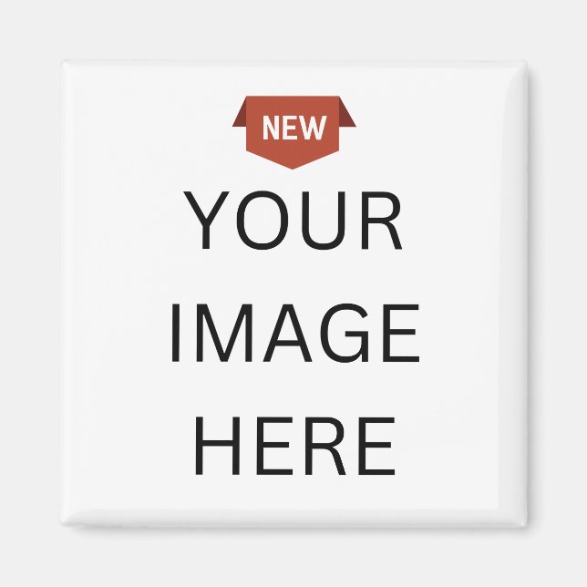 Imã NOVO! Magnet Quadrado - 2 Polegadas - Personalizad (Frente)