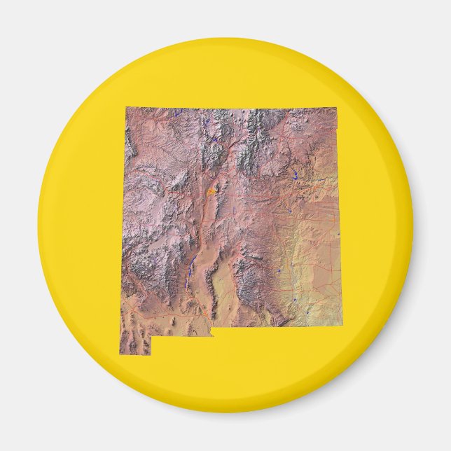 Imã Novo Magneta de Mapa do México (Frente)