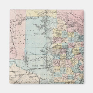 Imã Novo Mapa de Richardson do Estado do Texas