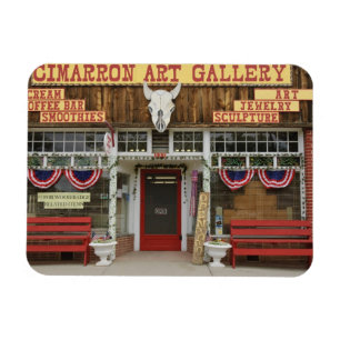 Ímã Novo México, Cimarron. Galeria de arte Cimarron, N