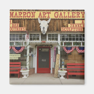 Imã Novo México, Cimarron. Galeria de arte Cimarron, N
