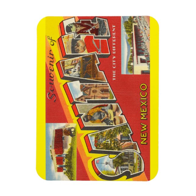 Ímã Novo México, Papais noeis Fe Magnet (Vertical)