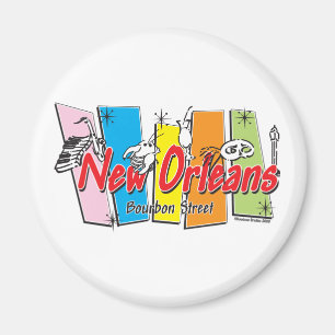 Imã Novo-Orleans-Retro