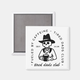 Imã Novo papai de cama data personalizada do clube de