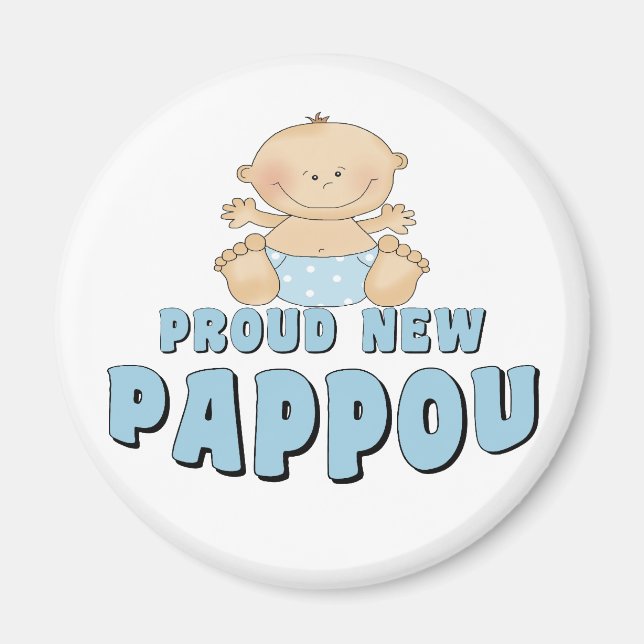 Imã NOVO Pappou Orgulhoso (Frente)