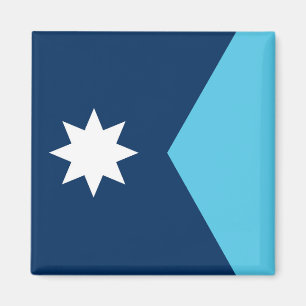 Imã novo símbolo da bandeira do estado de Minnesota EU