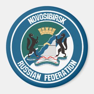 Imã Novosibirsk Round Emblem