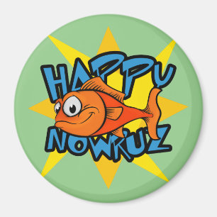 Imã Nowruz de Ano Novo Dourado Sorrindo Sol Persa