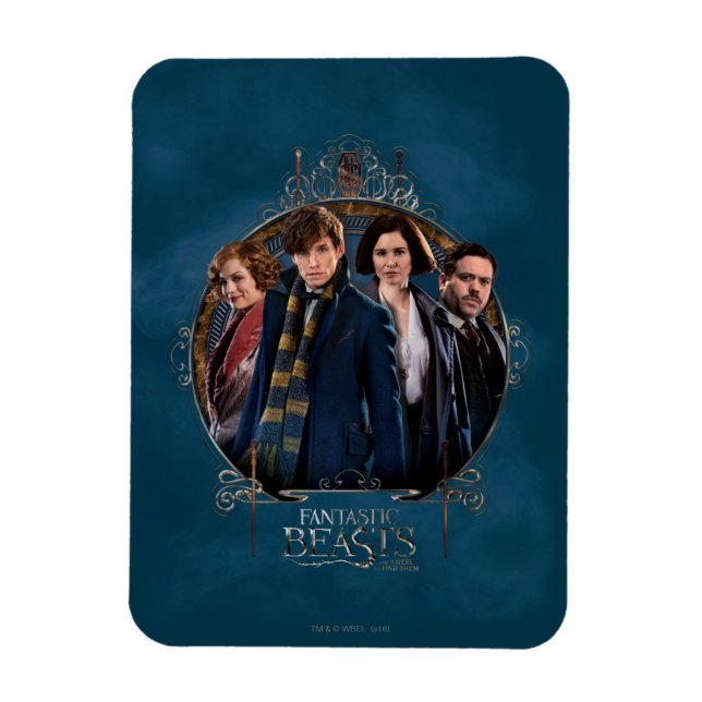 Ímã NOWT SCAMANDER™ e Arte da Empresa Quadro Nouveau (Vertical)