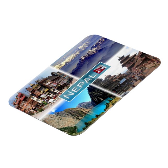 Ímã NP Nepal - Boudha Stupa - (Left Side)