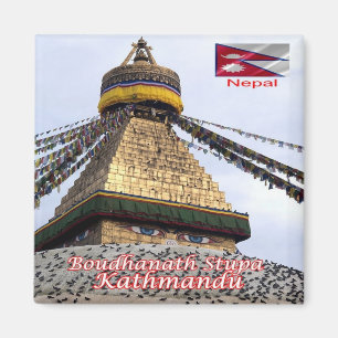 Imã NP - Nepal - Katmandu - Boudhanath Stupa