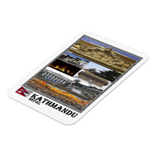 Ímã NP Nepal - Katmandu - Mosaico - Magnet