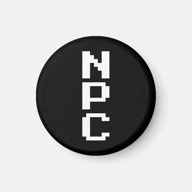Imã NPC - Caractere Não Reproduzível (Frente)