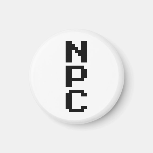 Imã NPC - Caractere Não Reproduzível (Frente)