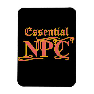 Ímã NPC essencial Não mire Rob ou RPG engraçado no M