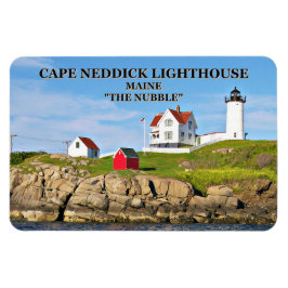 Ímã Nubble Light, Cabo Neddick Maine Flexi Magnet
