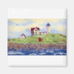 Imã Nubble Light House York Maine