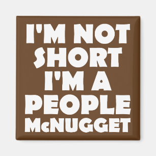 Imã Nugget Funny Fridge Nugget de Pessoas Curtas