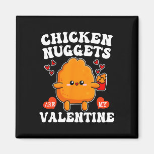 Imã Nuggets de Frango São Meu Valentim Comida de Nugge