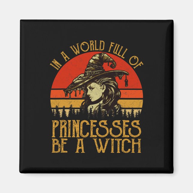 Imã Num Cheio Mundial De Princesas, Seja Uma Bruxa Vin (Frente)
