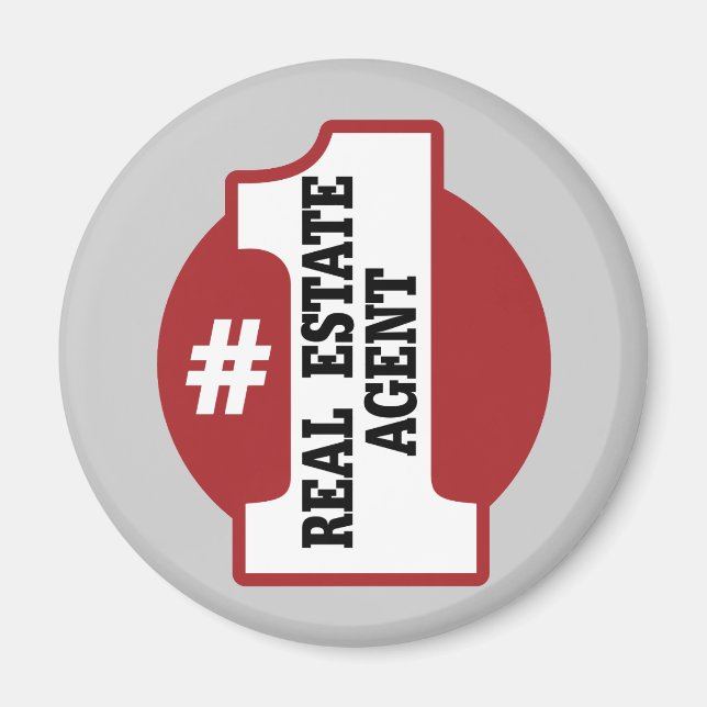Imã Número 1 Agente Imobiliário (Frente)