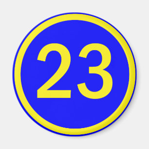 Imã número 23 em círculo