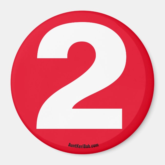 Imã Número 2 ímã (Frente)