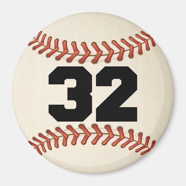 Imã Número 32 Baseball (Frente)