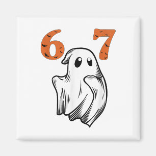 Imã Número 67 Correspondente Seis Sete 6 7 Meme Hallow