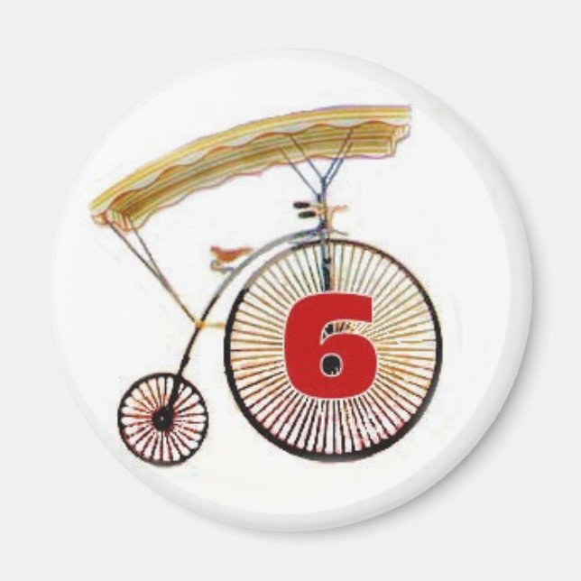 Imã Número 6 ímã (Frente)