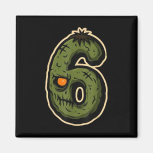 Imã Número 6 Monstro 67 Meme Casal Combinando Hallowee